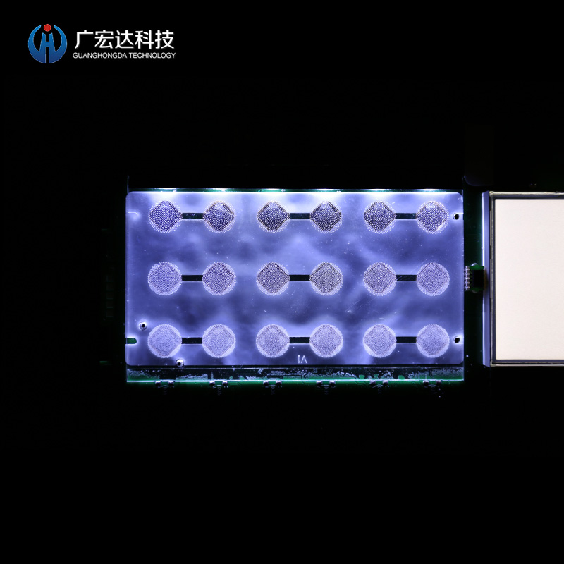 按鍵密碼鎖導(dǎo)光片
