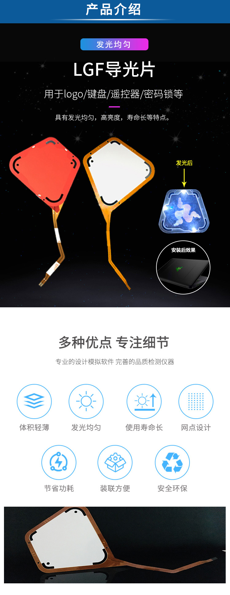 LOGO導(dǎo)光片(膜)